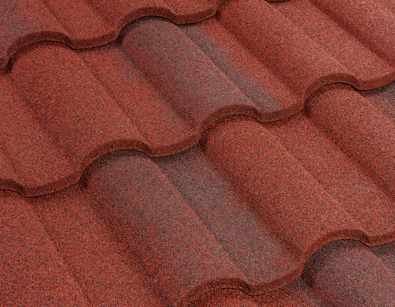 Композитная черепица Luxard Roman Гранат