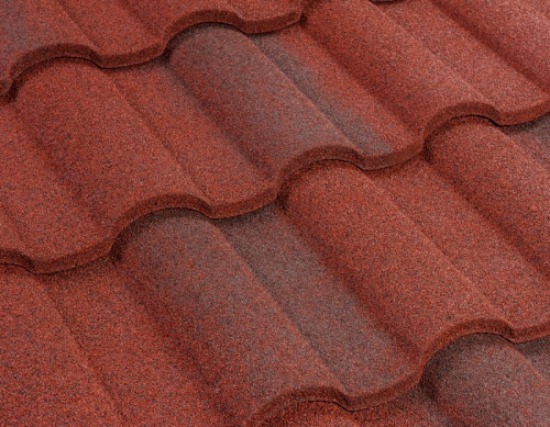 Композитная черепица Luxard Roman Гранат