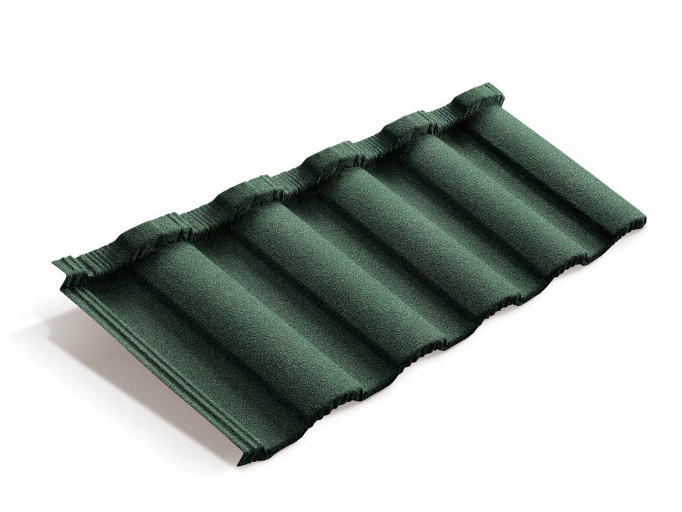 Композитная черепица Metrotile MetroRoman Темно-зеленый