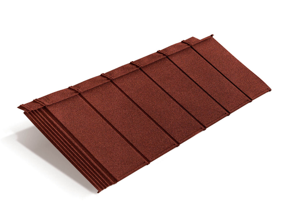 Композитная черепица Metrotile iPanel Красный