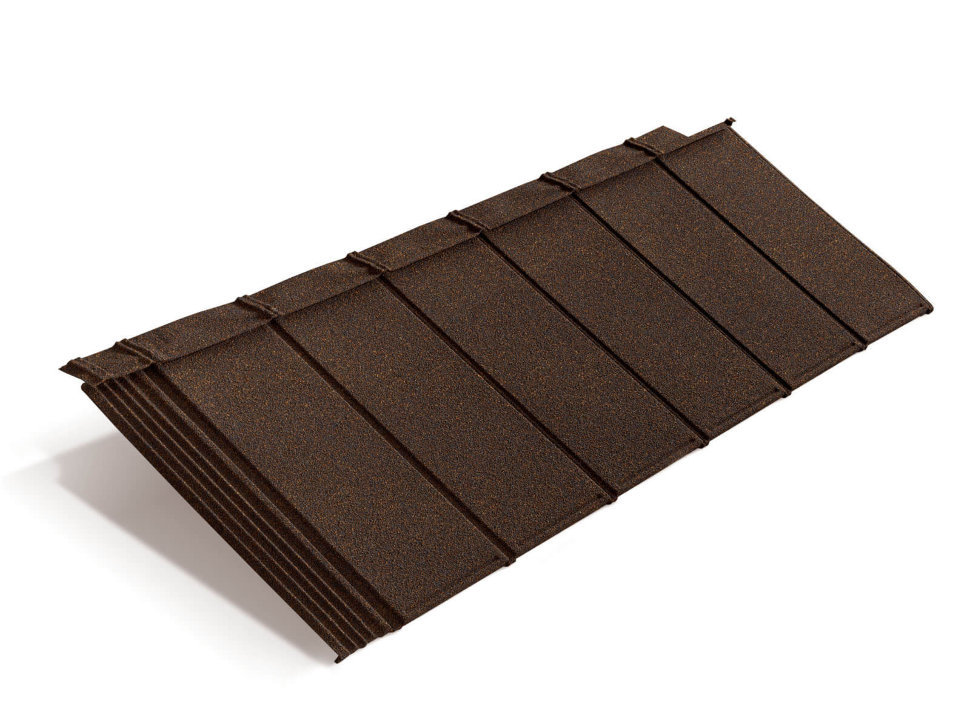 Композитная черепица Metrotile iPanel Айрон-барк