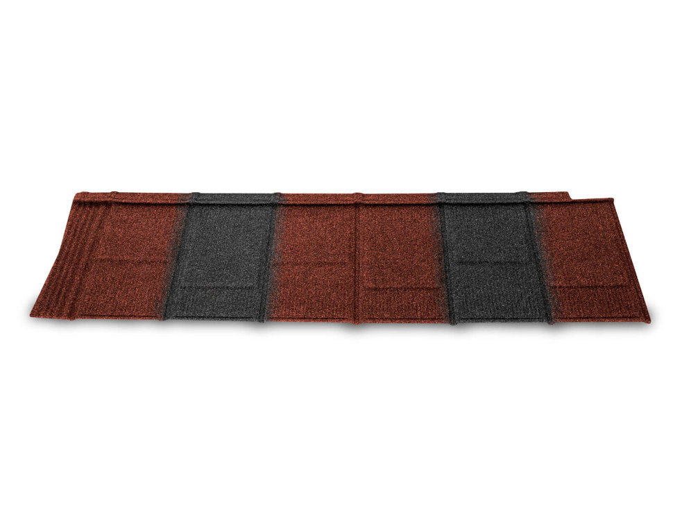 Композитная черепица Metrotile iShingle Красно-черный