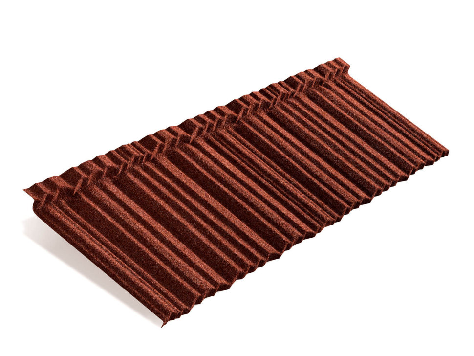 Композитная черепица Metrotile MetroShake II Красный