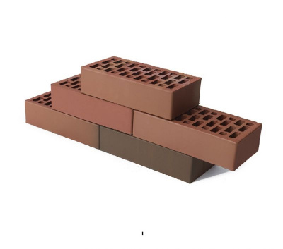Кирпич БРАЕР кладка 1 бордо гладкий, 250*120*65 мм  