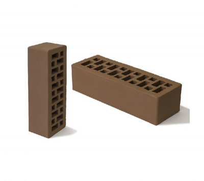 Кирпич BRAER светло-коричневый гладкий, 250*85*65 мм  