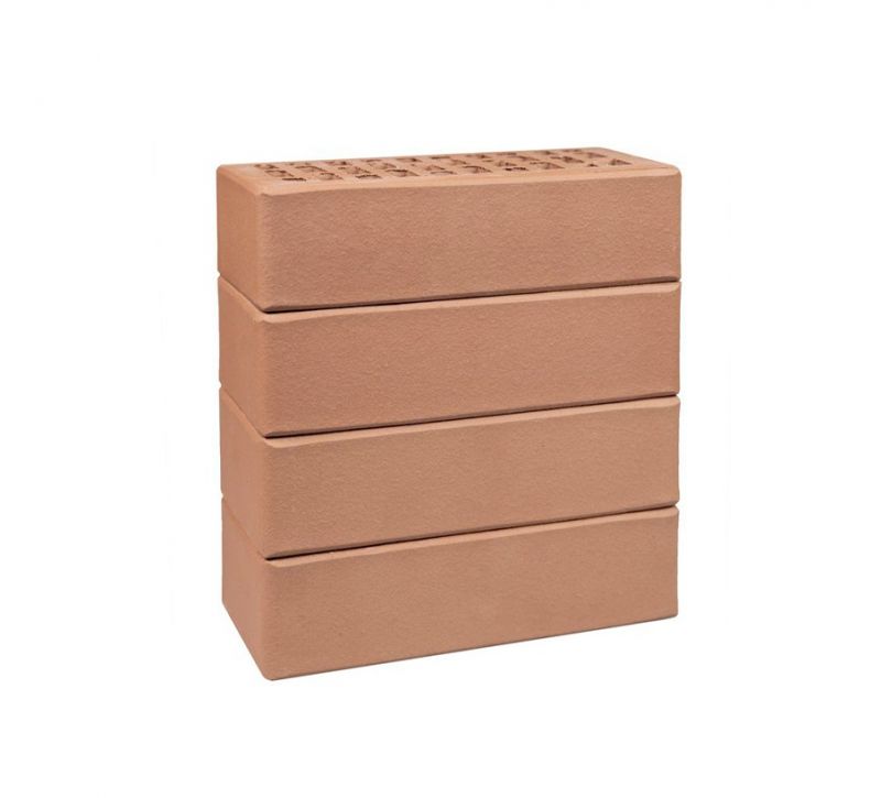 Кирпич облицовочный пустотелый ЛСР светло-коричневый гладкий, 250*120*65 мм  