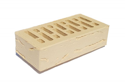 Кирпич облицовочный Строма, Слоновая кость, кора дуба, 250*120*65 мм  