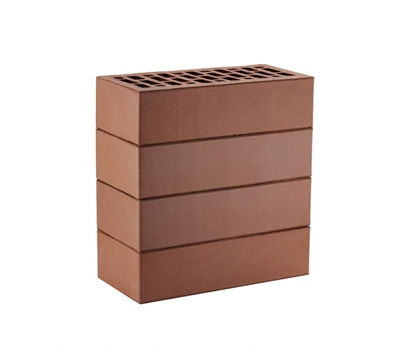 Кирпич облицовочный ЛСР коричневый гладкий М175 250*120*65 мм  