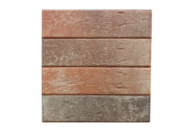 Кирпич лицевой красный флэш с пепельной посыпкой 1NF рустик  