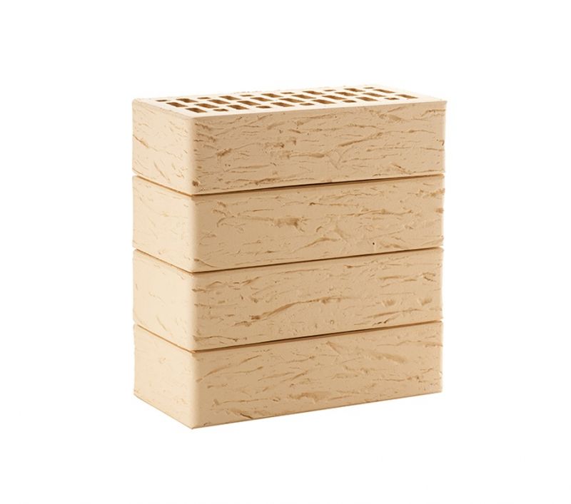 Кирпич облицовочный ЛСР бежевый рустик 250*120*65 мм  