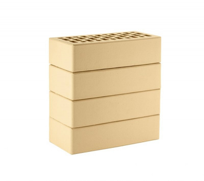 Кирпич облицовочный ЛСР бежевый гладкий 250*120*65 мм  