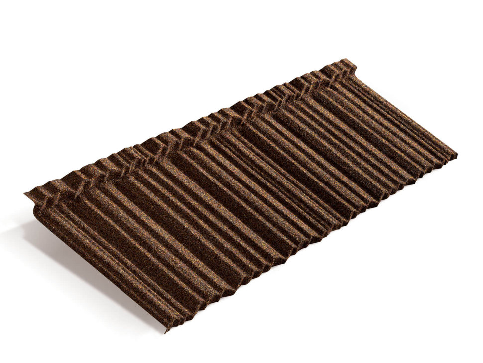 Композитная черепица Metrotile MetroShake II Бургундия
