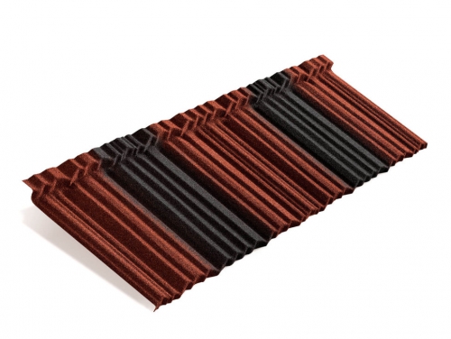 Композитная черепица Metrotile MetroShake II Красно-черный