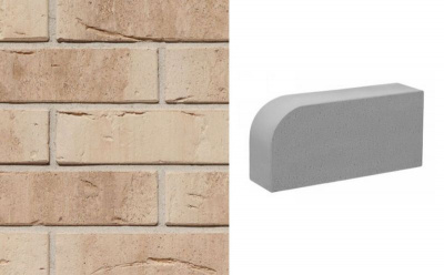 Печной кирпич фигурный Konigstein Санторини Терра 250*120*65 мм  