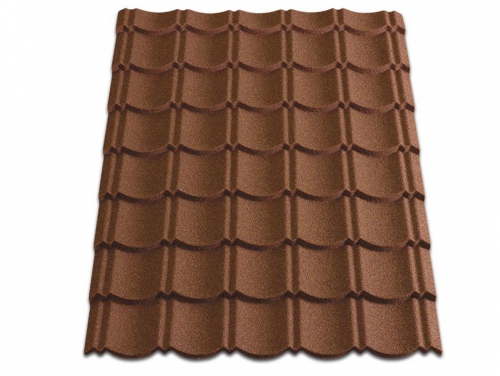 Картинка товара Композитная черепица Metrotile Aquapan Терракотовый