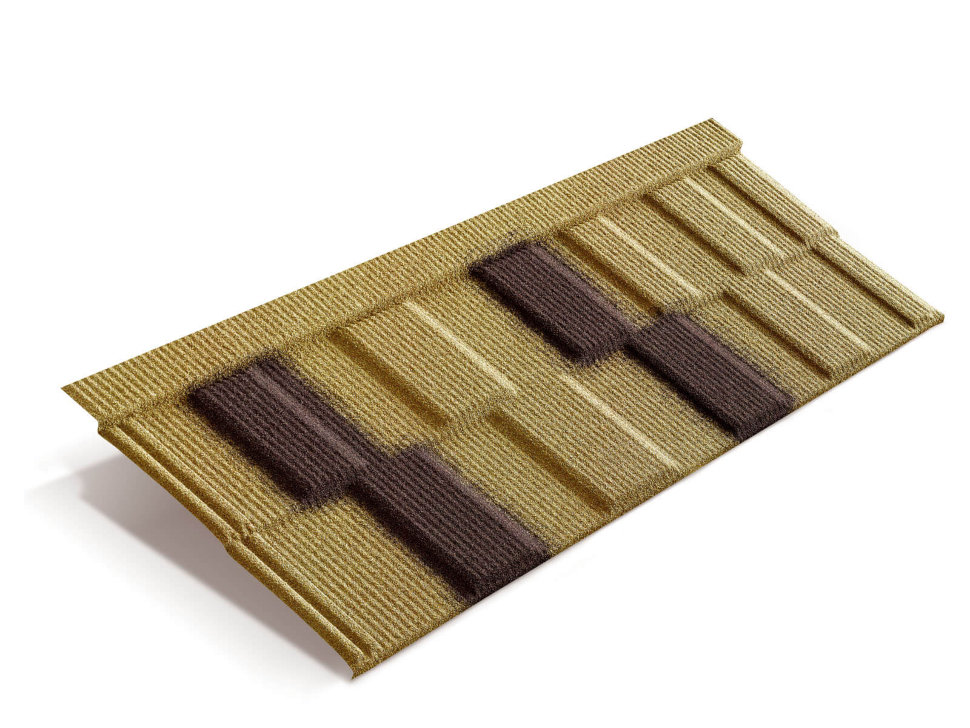 Композитная черепица Metrotile MetroGallo Цедар-браун