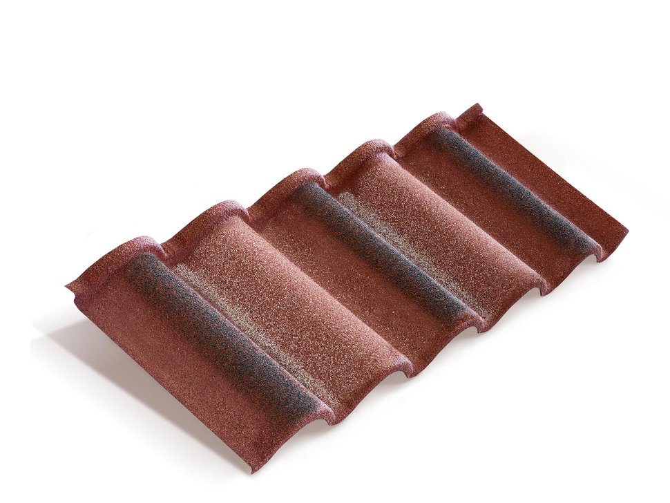 Композитная черепица Metrotile Романа Cредиземноморская терракота