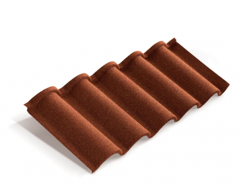 Композитная черепица Metrotile Романа Терракотовый