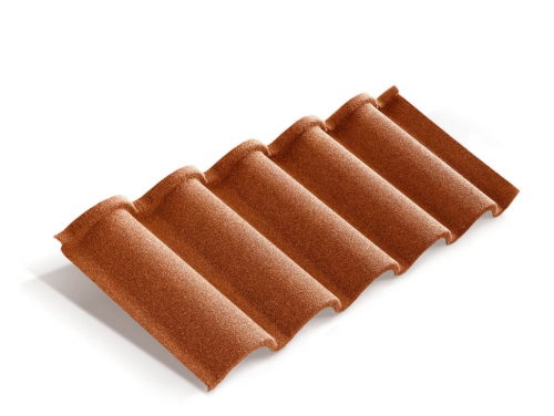 Композитная черепица Metrotile Романа Коралловый