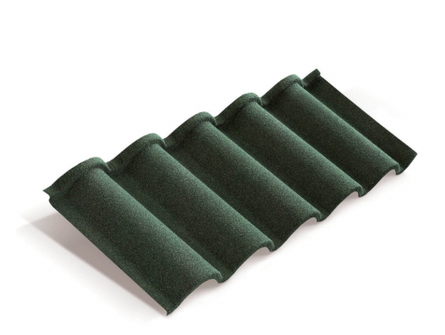 Композитная черепица Metrotile Романа Темно-зеленый