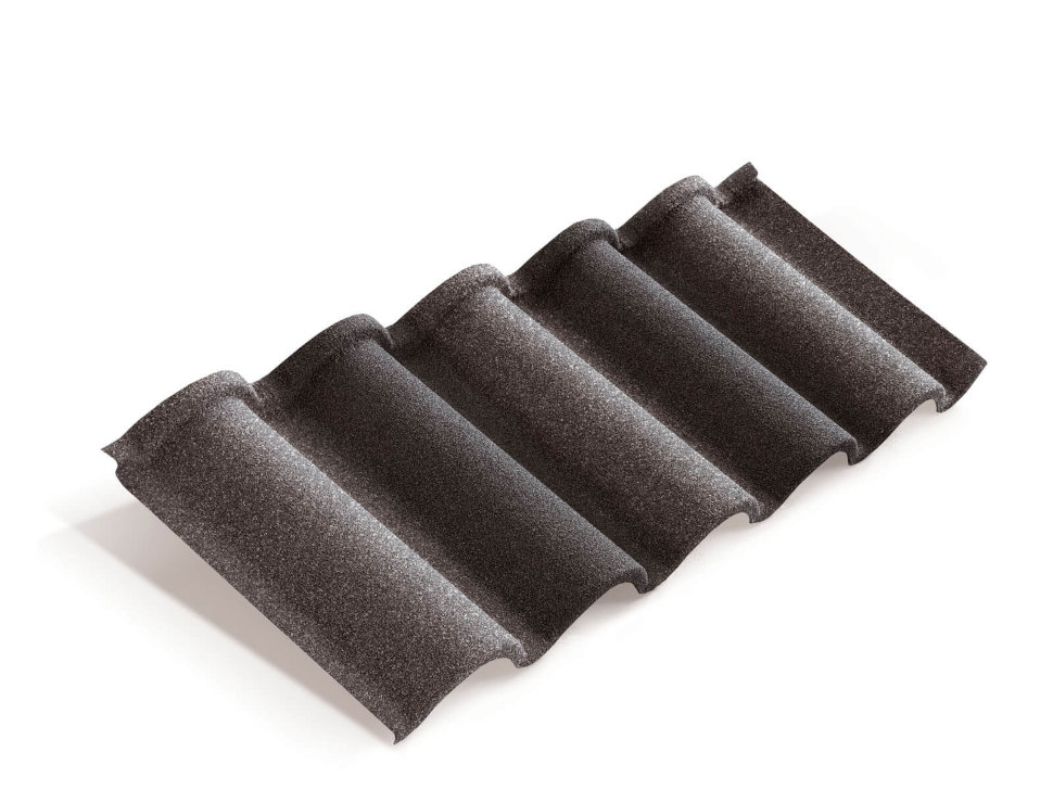 Композитная черепица Metrotile Романа Сланцево-серый