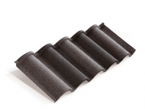 Композитная черепица Metrotile Романа Сланцево-серый