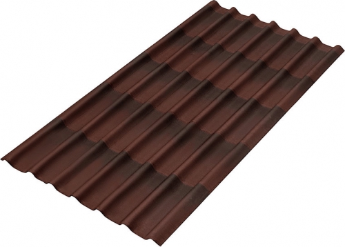 Кровельная черепица Ондулин Красный