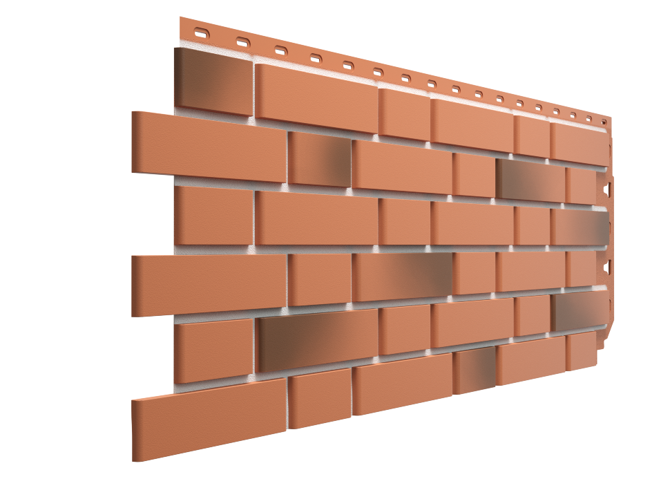 Фасадная панель Docke Flemish Красный жженый под кирпич