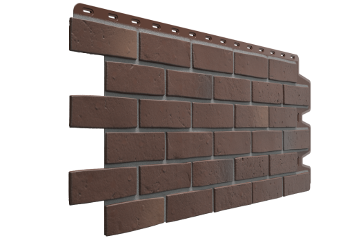 Фасадная панель Docke Berg Коричневый под кирпич