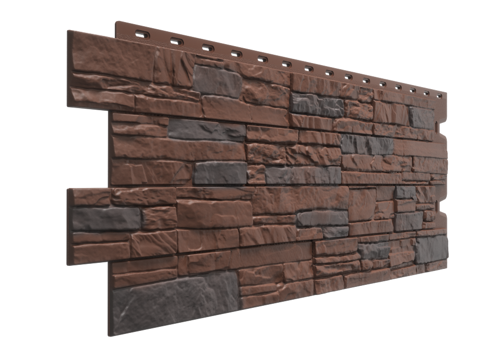 Фасадная панель Docke Stein Тёмный орех