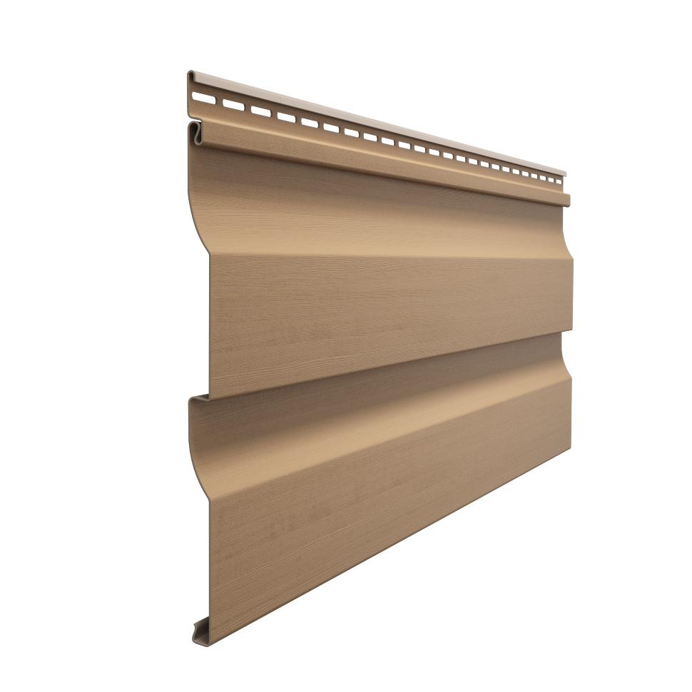 Сайдинг Docke Premium Корабельный брус Капучино