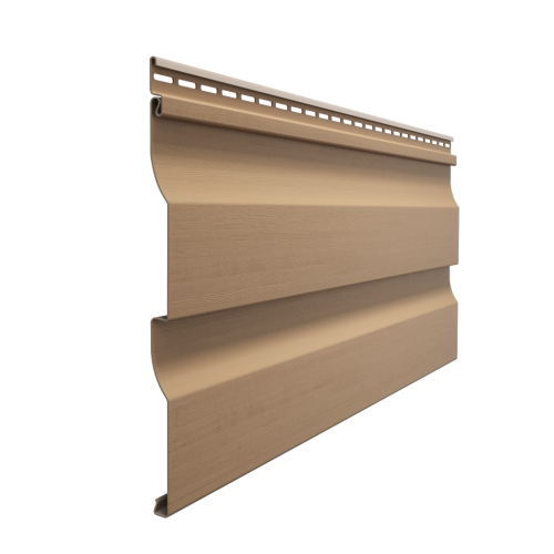 Сайдинг Docke Premium Корабельный брус Капучино