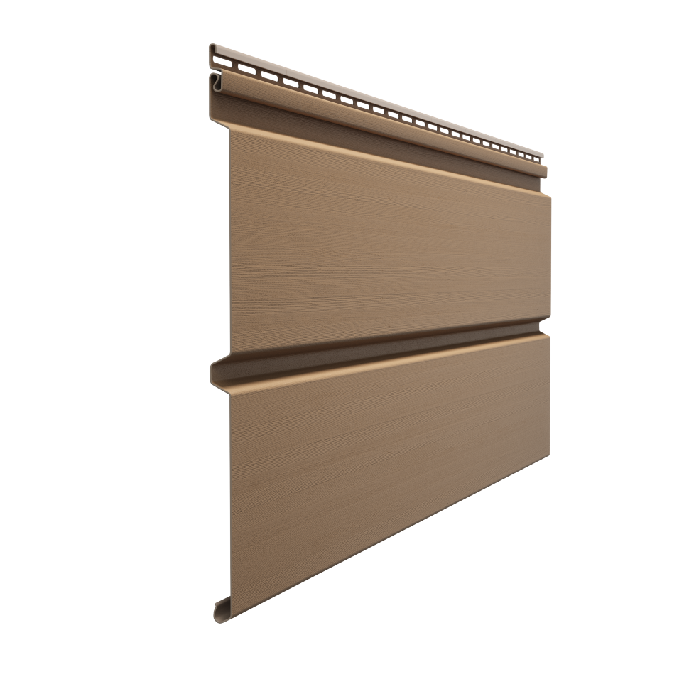 Сайдинг Docke Premium Профилированный брус Капучино