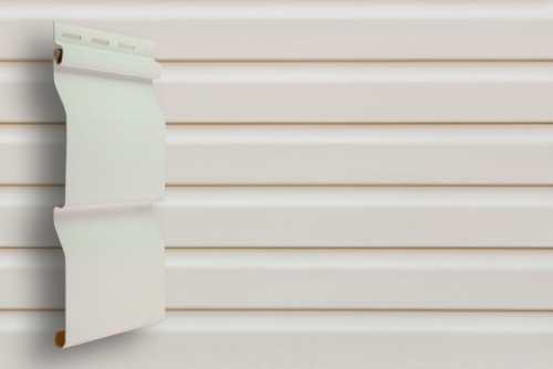 Сайдинг Grand Line Корабельный брус D4 Slim белый