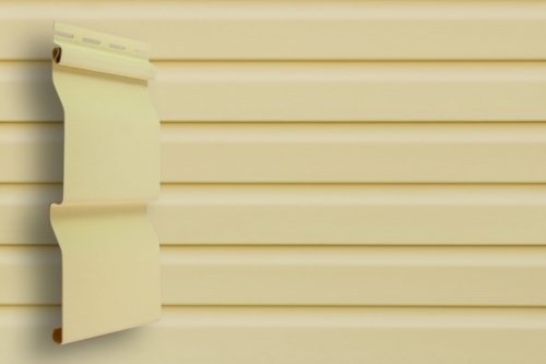 Картинка товара Сайдинг Grand Line Корабельный брус D4,4 ванильный