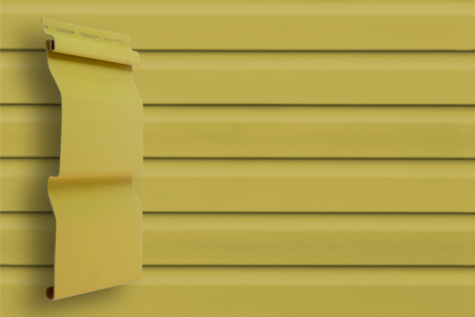 Сайдинг Grand Line Корабельный брус D4,4 кремовый