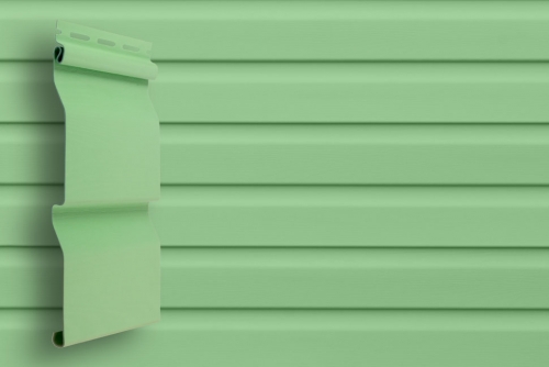 Сайдинг Grand Line Корабельный брус D4,4 салатовый