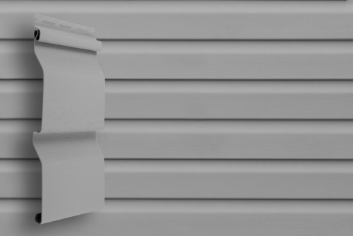 Картинка товара Сайдинг Grand Line Корабельный брус D4,4 серый