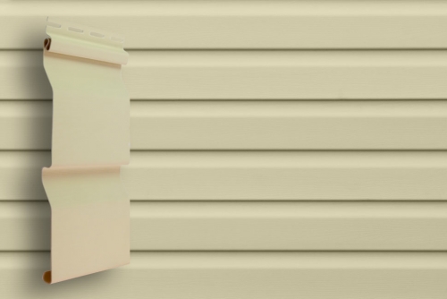 Картинка товара Сайдинг Grand Line Корабельный брус D4,4 слоновая кость