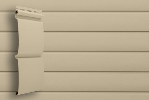 Сайдинг Grand Line Блок хаус D4,8 бежевый