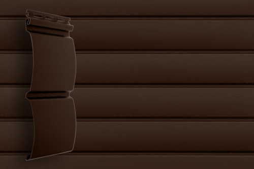 Сайдинг Grand Line Блок хаус D4,8 Акрил темный дуб