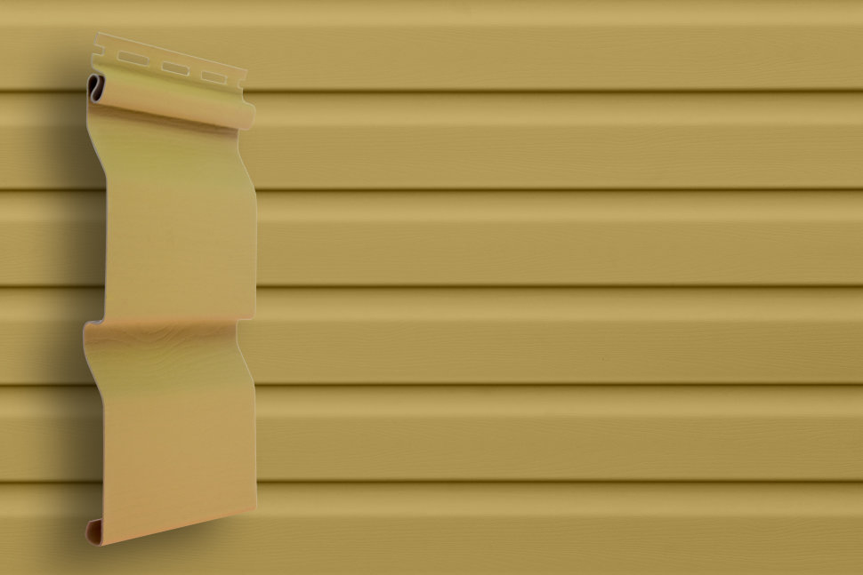 Сайдинг Grand Line Корабельный брус D4,4 карамельный