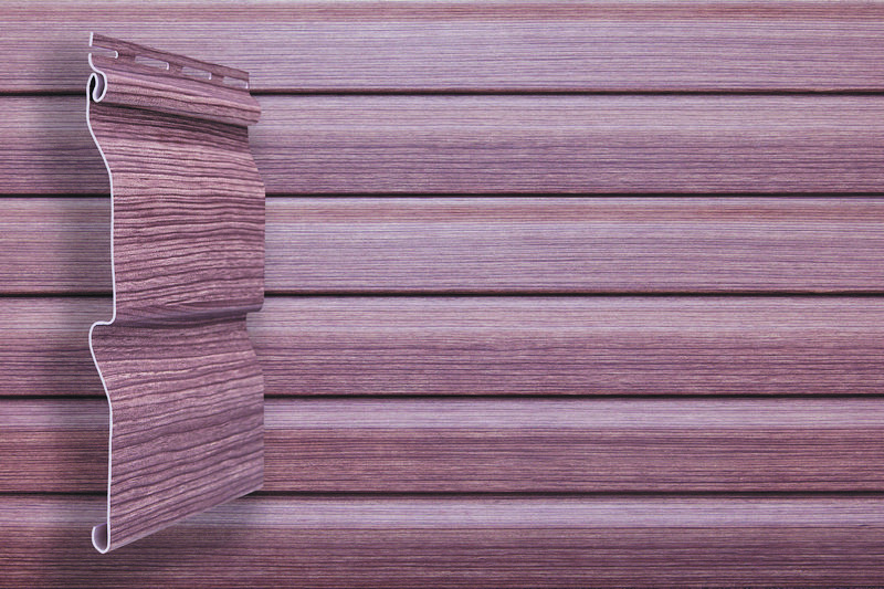 Сайдинг Grand Line Корабельный брус D4,4 Tundra рябина