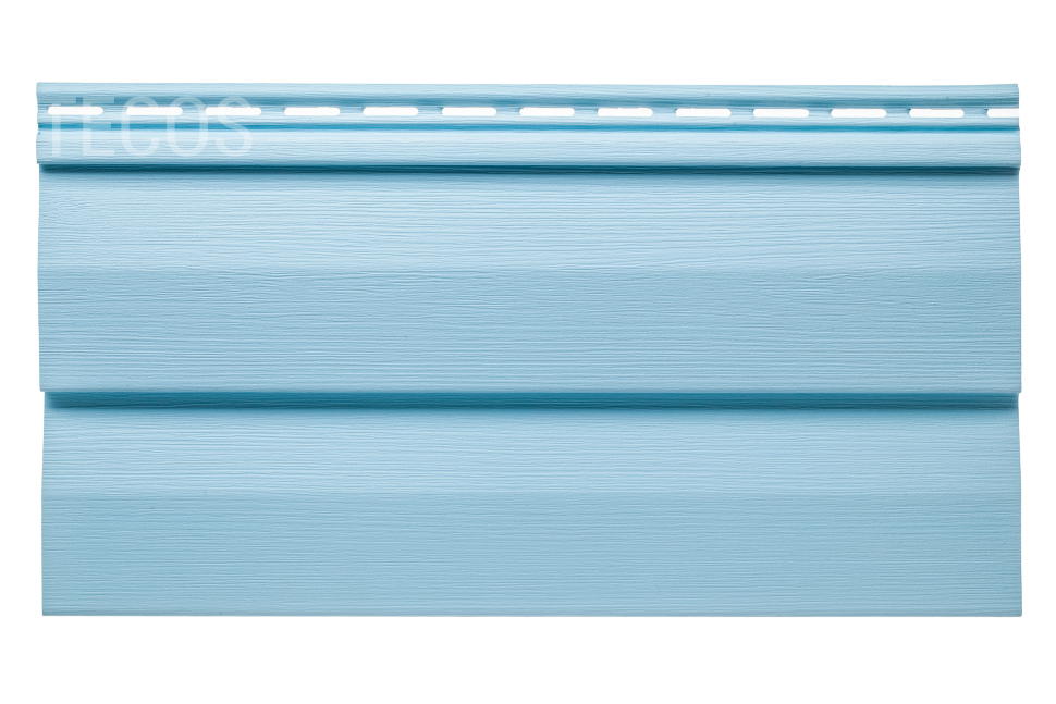 Сайдинг Текос Ardennes корабельный брус Голубой