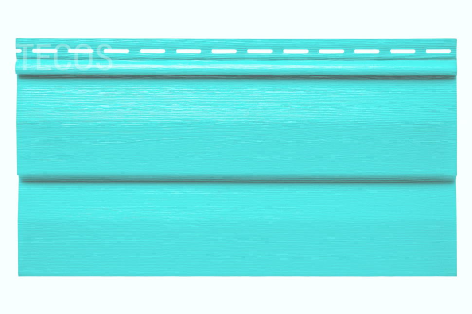 Сайдинг Текос Ardennes корабельный брус Бирюза