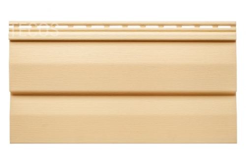 Сайдинг Текос Ardennes корабельный брус Ваниль