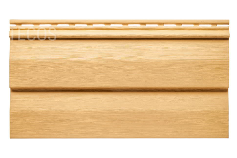 Сайдинг Текос Ardennes корабельный брус Золотой песок