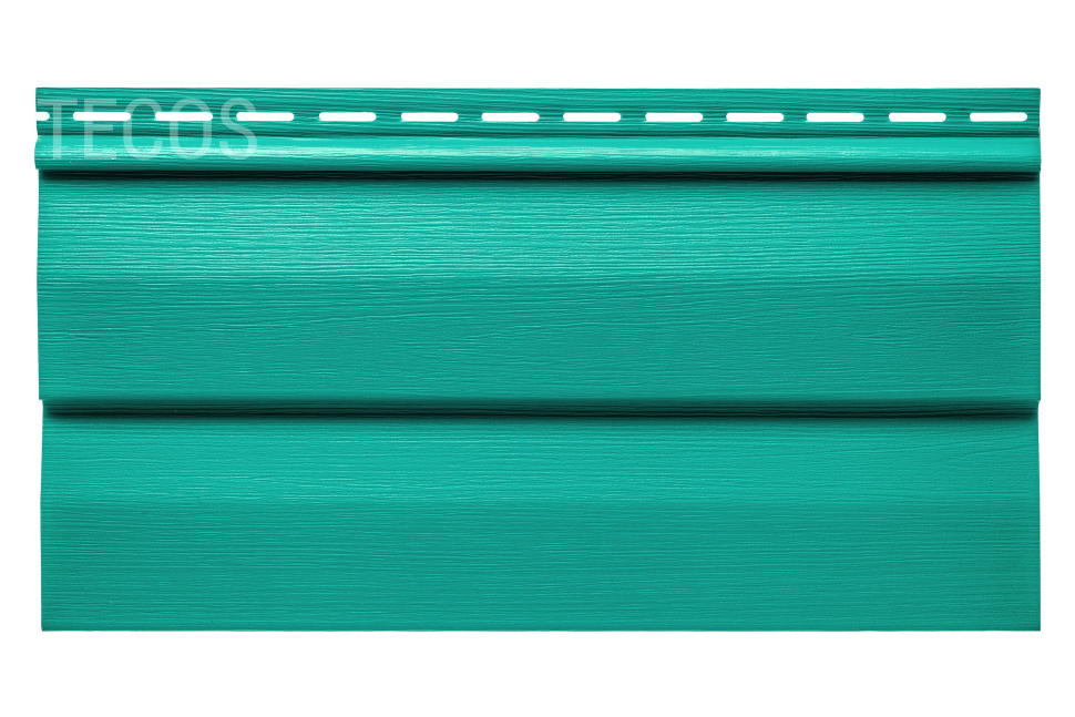 Сайдинг Текос Ardennes корабельный брус Изумруд