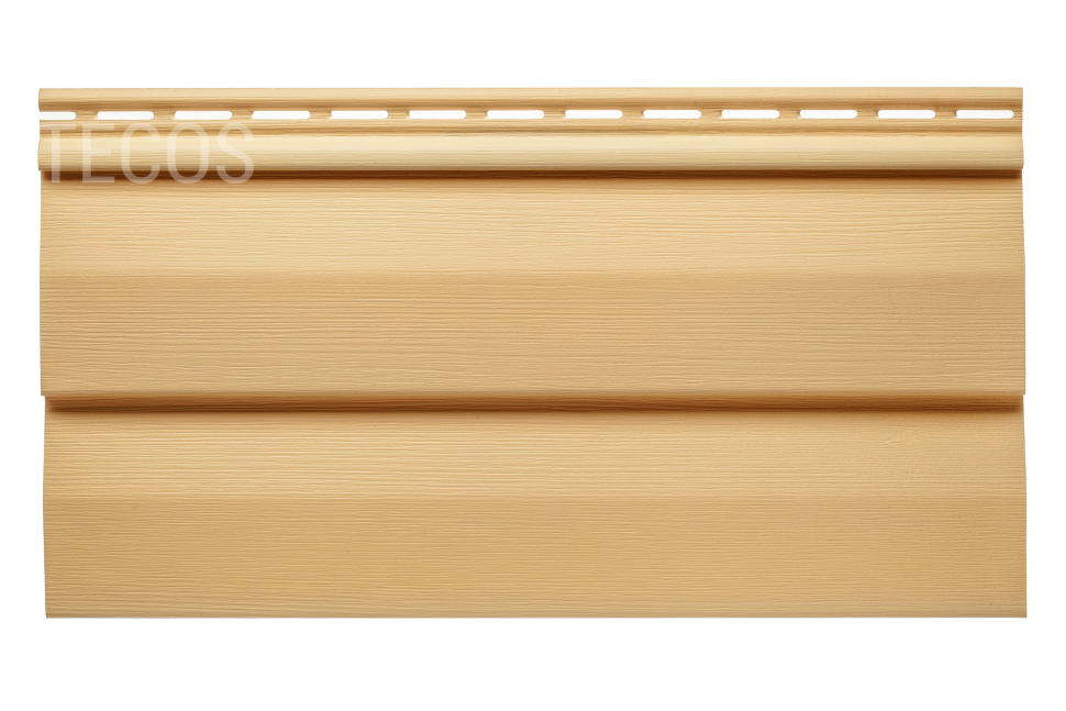 Сайдинг Текос Ardennes корабельный брус Кофе с молоком