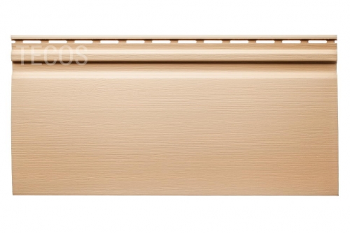 Сайдинг Текос Ardennes оцилиндрованный брус Бежевый